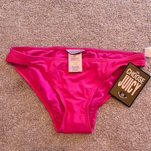 NWT Vintage Juicy Couture Cheeky Pink Bikini Bottom | Size P (XS)